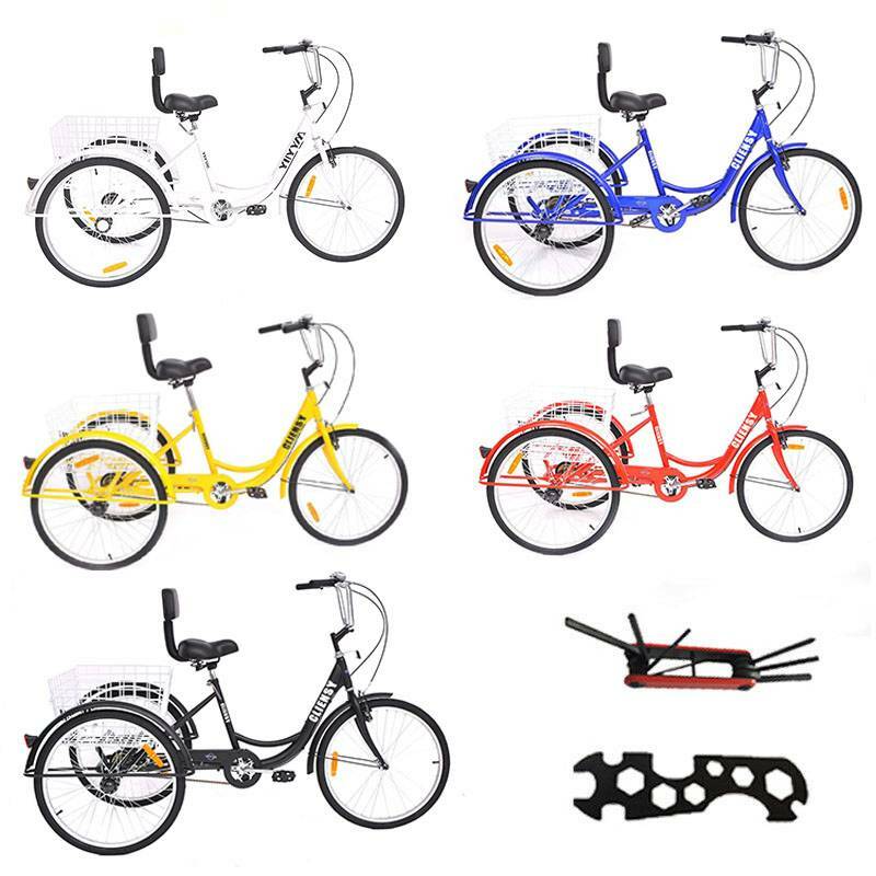 yellow trike bike
